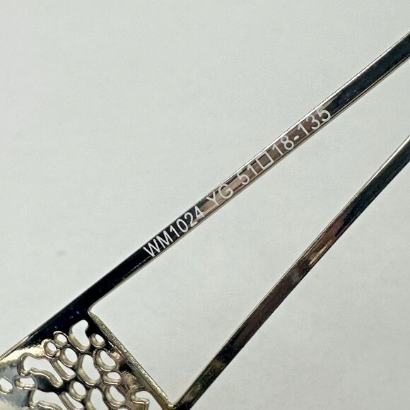 Legacy WM 1024 YG Women's Eyeglasses 51-18-135 Rectangle Metal FRAMES ONLY - Picture 11 of 13